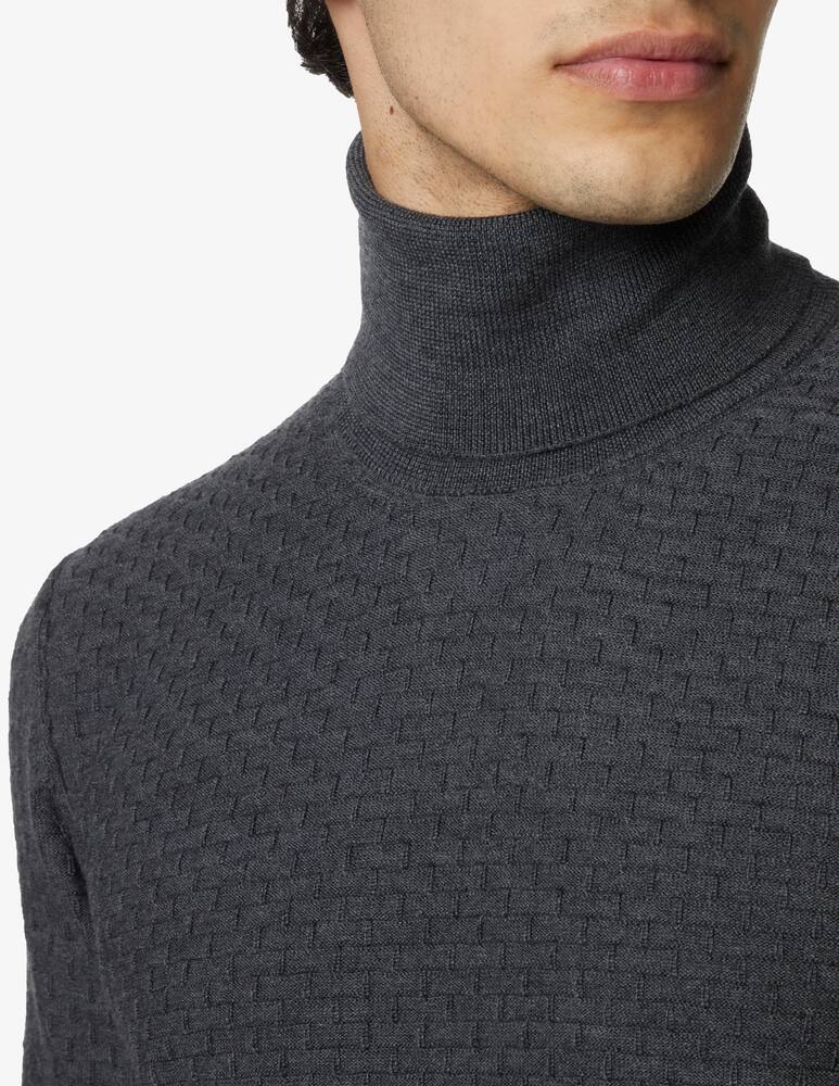 rinascente Trussardi Dolcevita in lana - grigio scuro