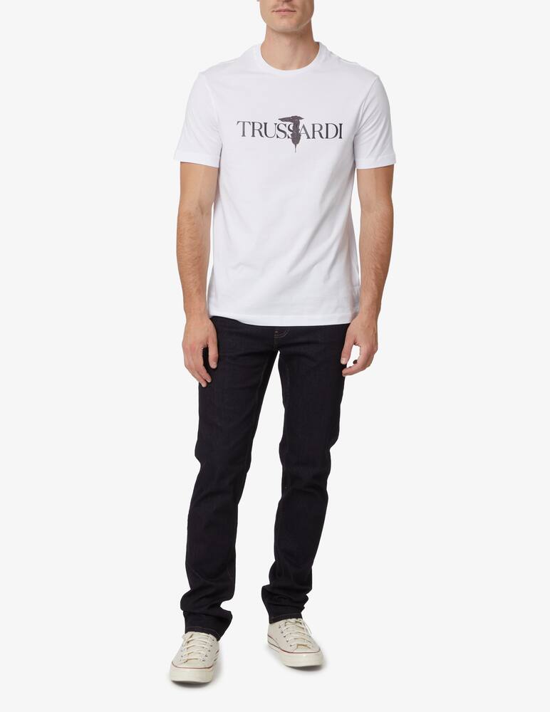 rinascente Trussardi Maglietta con logo levriero - bianco