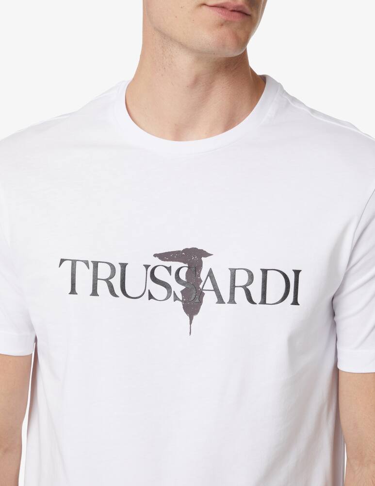 rinascente Trussardi Maglietta con logo levriero - bianco