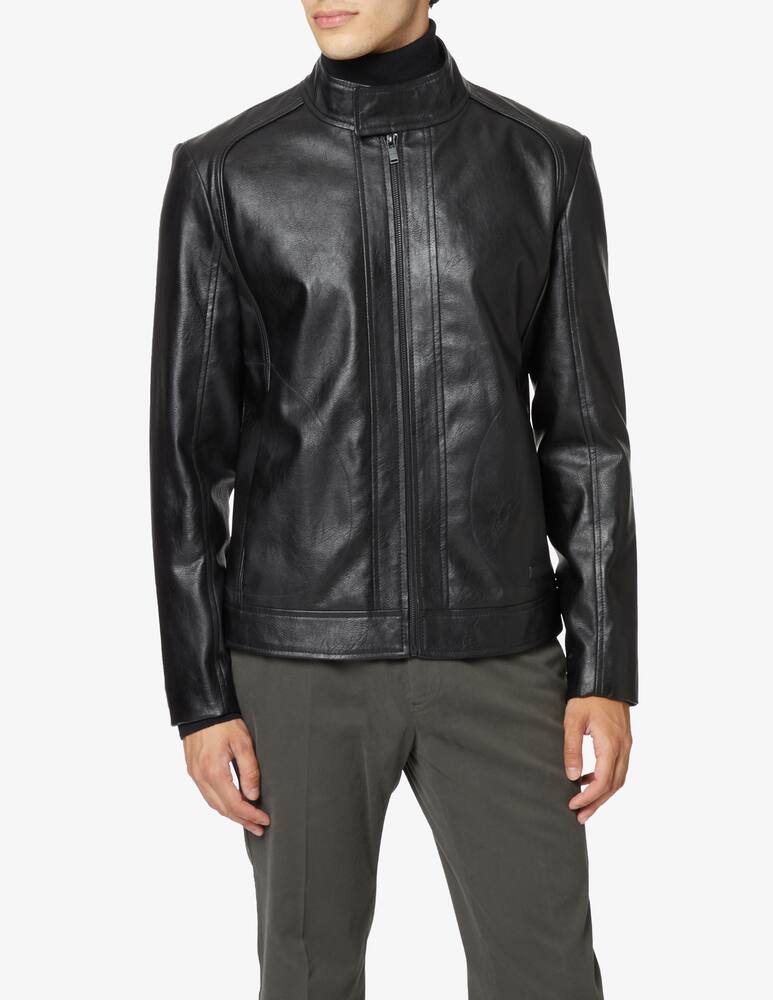 Trussardi Giacca biker in ecopelle - Nero - immagine 1 Trussardi Giacca biker in ecopelle - Nero - immagine 1
