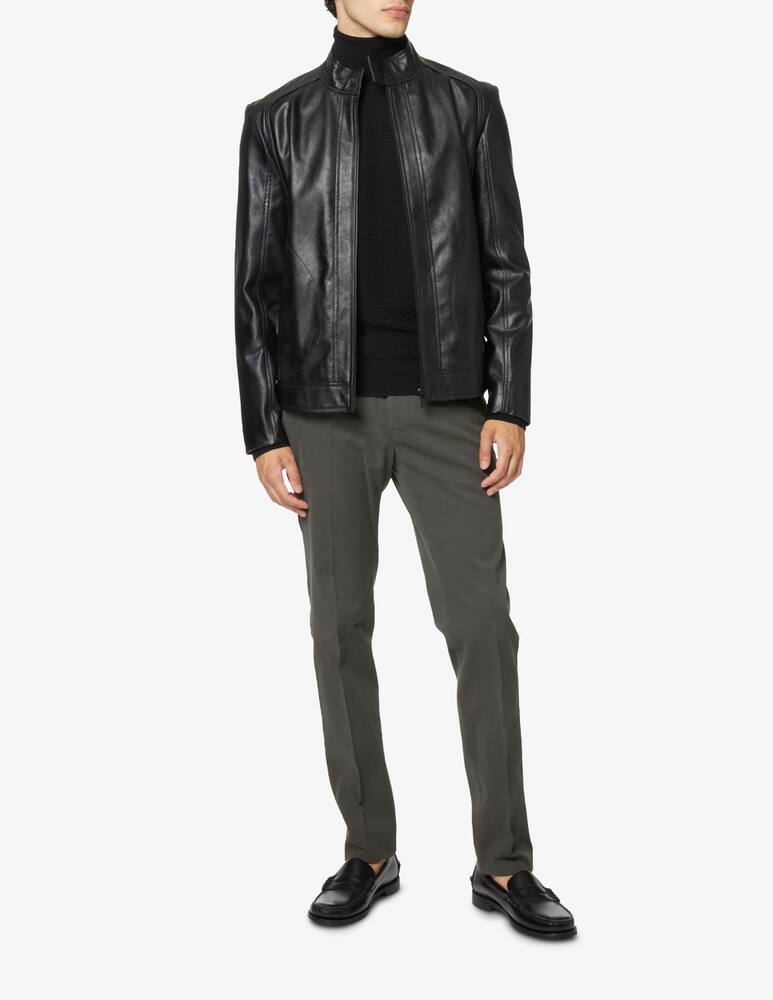 Trussardi Giacca biker in ecopelle - Nero - immagine 2 Trussardi Giacca biker in ecopelle - Nero - immagine 2