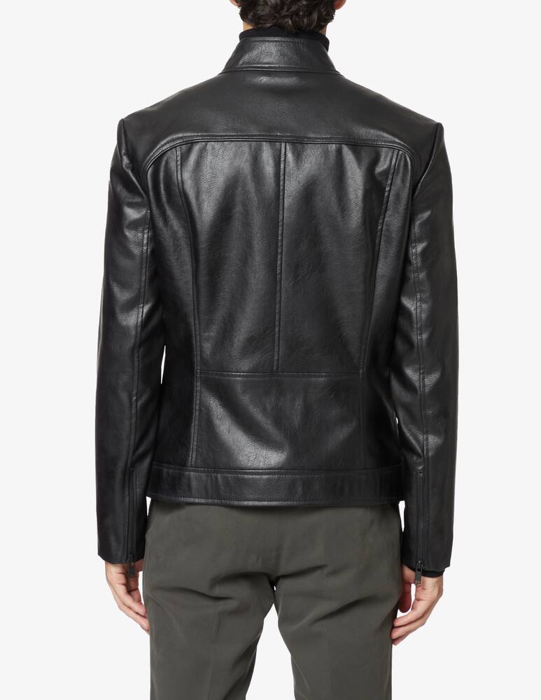 Trussardi Giacca biker in ecopelle - Nero - immagine 3 Trussardi Giacca biker in ecopelle - Nero - immagine 3