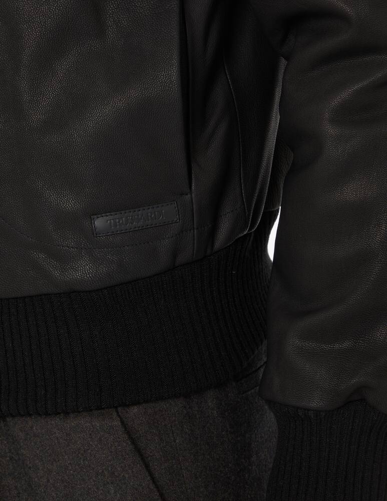 Trussardi Bomber in pelle - nero - immagine 4 Trussardi Bomber in pelle - nero - immagine 4
