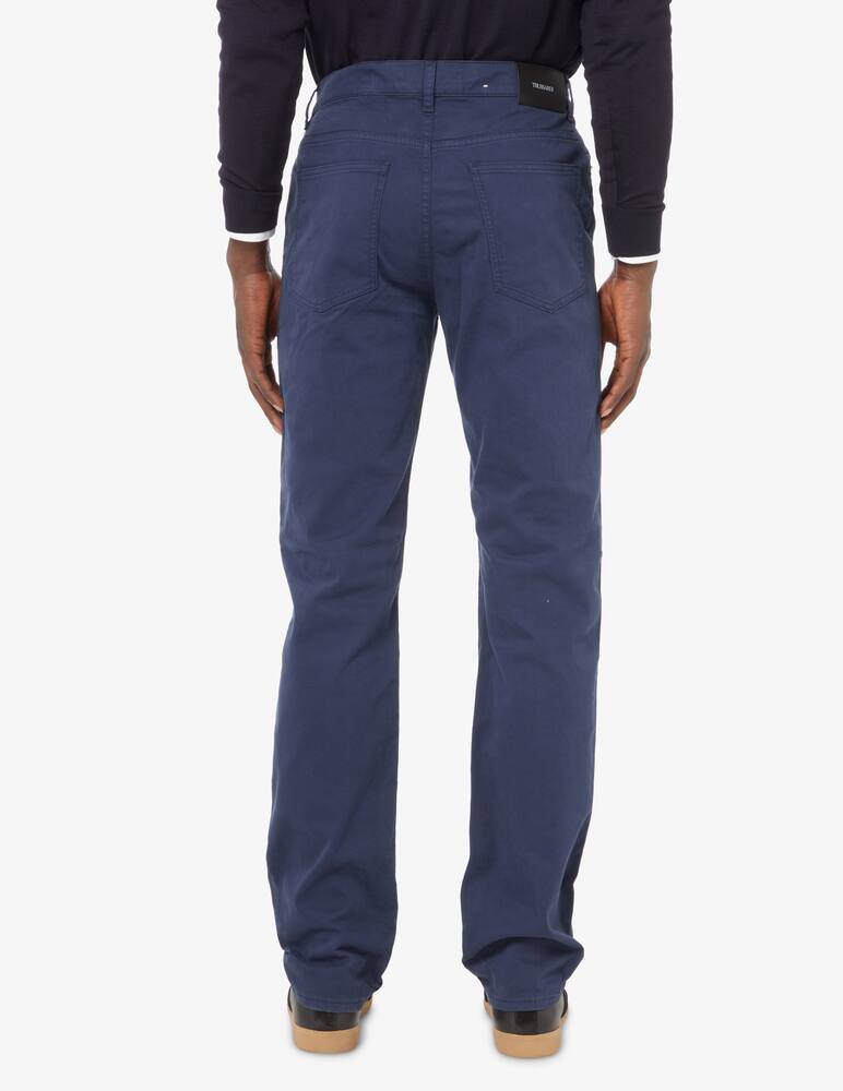 rinascente Trussardi Pantaloni 380 5 tasche gabardina - Blu