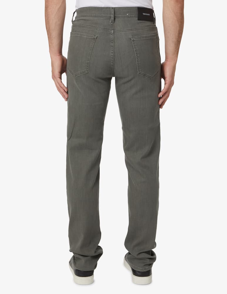 rinascente Trussardi Pantaloni 380 5 tasche gabardina - Grigio