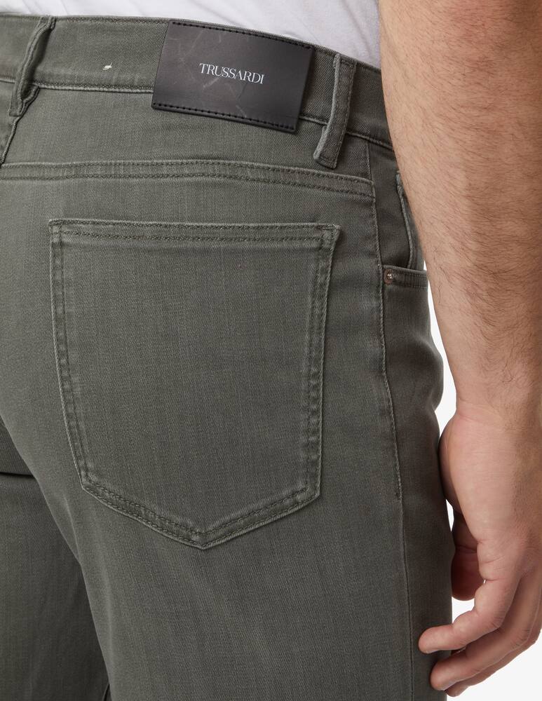 rinascente Trussardi Pantaloni 380 5 tasche gabardina - Grigio