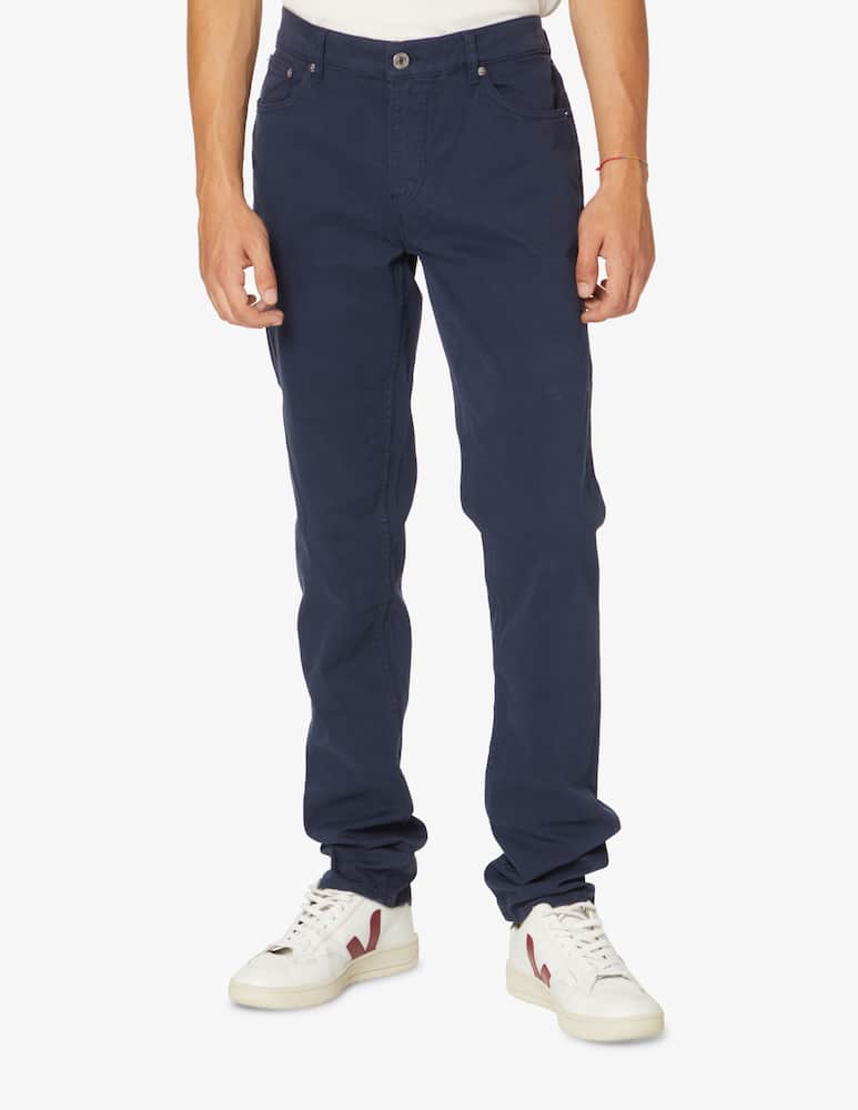 rinascente Trussardi 5 pockets gabardina trousers - navy
