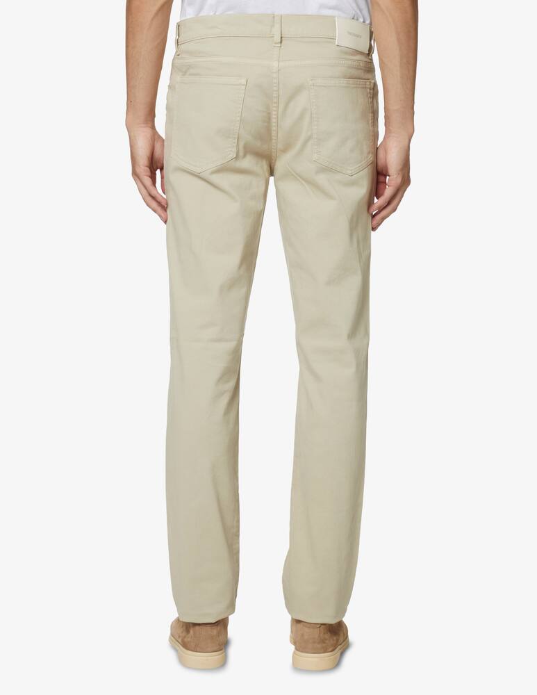 rinascente Trussardi 5 pockets gabardina trousers - sand