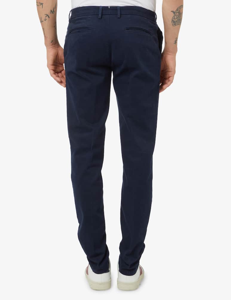 rinascente Trussardi Chino aviator gabardina trousers - navy