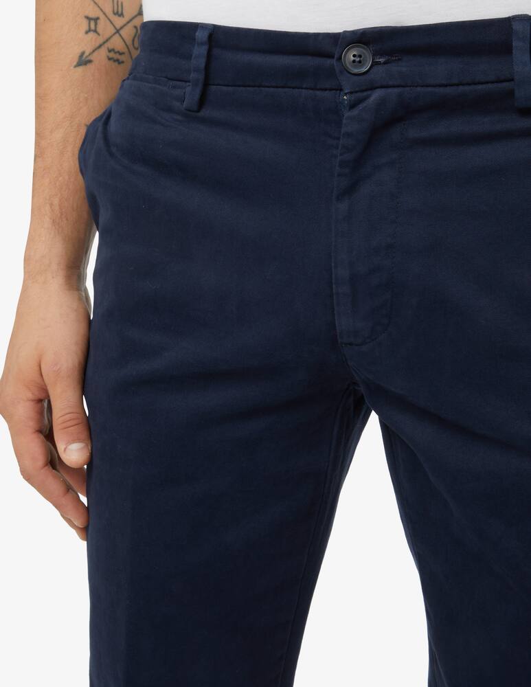 rinascente Trussardi Chino aviator gabardina trousers - navy