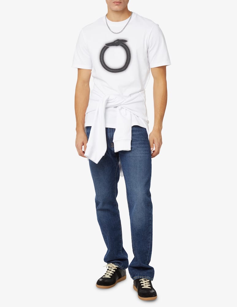 rinascente Trussardi Maglieta manica corta levriero grafica - Bianco