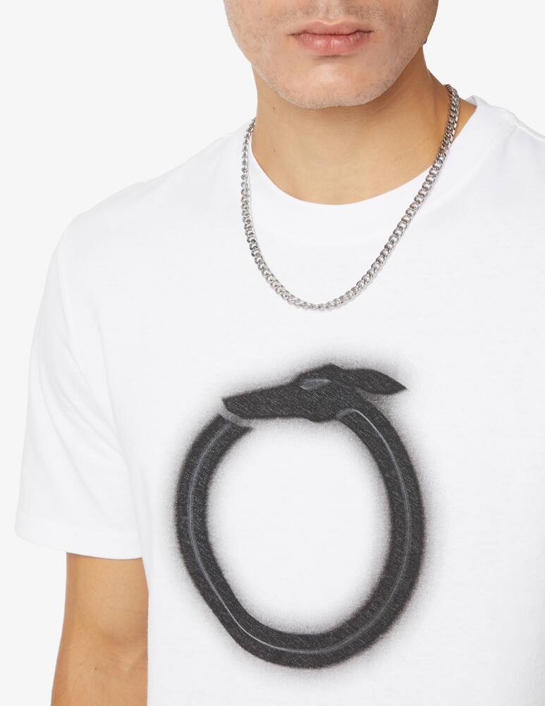 rinascente Trussardi Maglieta manica corta levriero grafica - Bianco