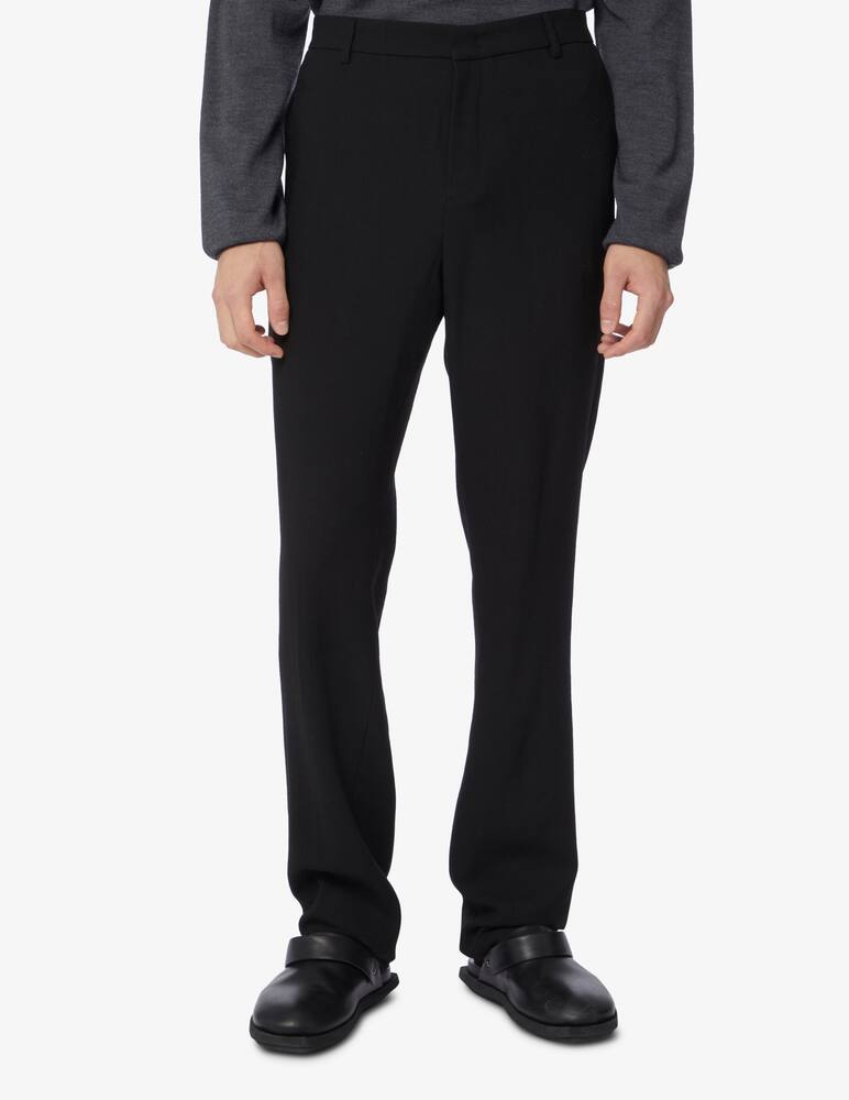 rinascente Trussardi Wool regular pant - Black