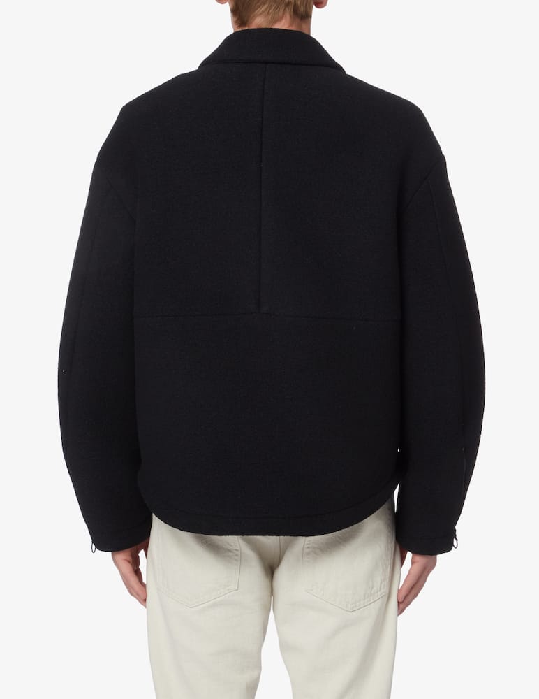 rinascente Trussardi Boucle bonded jacket - Black