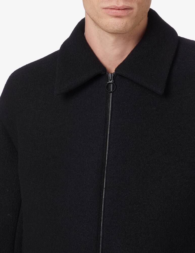rinascente Trussardi Boucle bonded jacket - Black