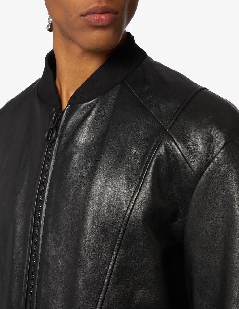 Trussardi Giacca bomber in pelle - immagine 3 Trussardi Giacca bomber in pelle - immagine 3