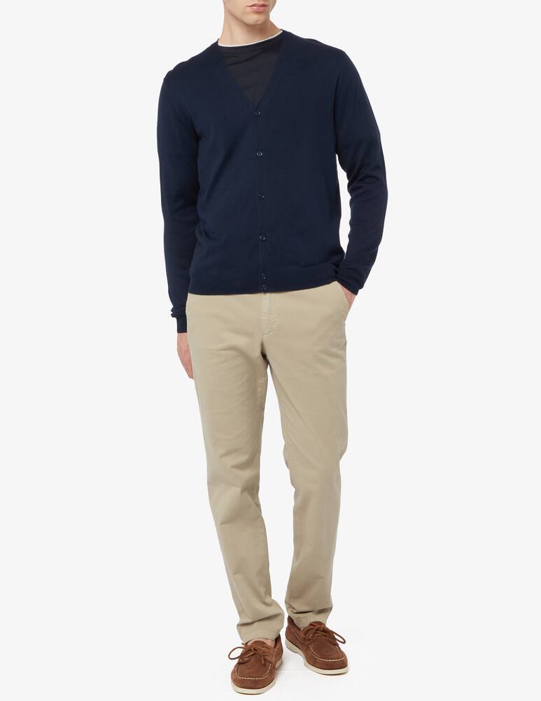 rinascente Trussardi Pantaloni chino aviator gabardina 