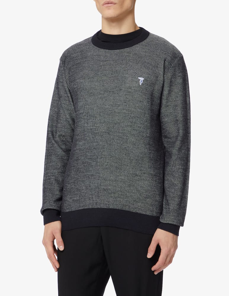 Trussardi Maglia girocollo punto riso - Grigio - immagine 1 Trussardi Maglia girocollo punto riso - Grigio - immagine 1