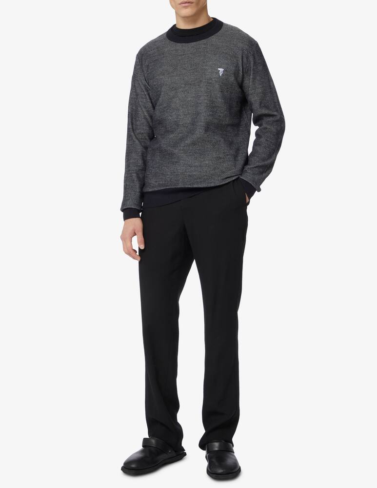 Trussardi Maglia girocollo punto riso - Grigio - immagine 2 Trussardi Maglia girocollo punto riso - Grigio - immagine 2