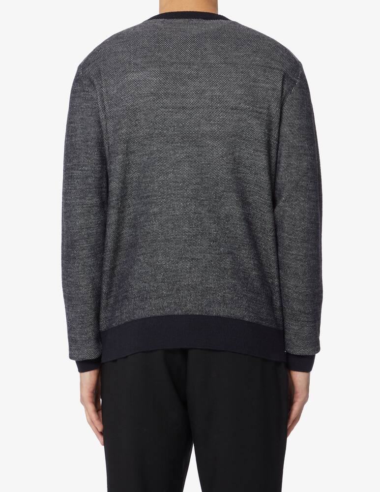 Trussardi Maglia girocollo punto riso - Grigio - immagine 3 Trussardi Maglia girocollo punto riso - Grigio - immagine 3