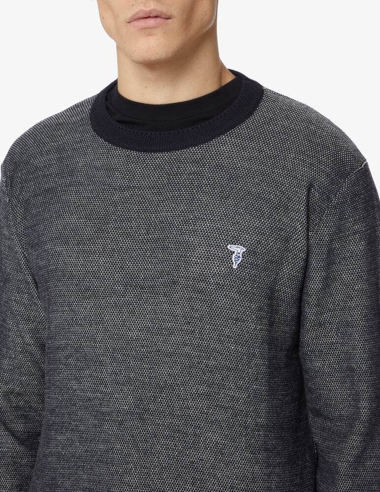 Trussardi Maglia girocollo punto riso - Grigio - immagine 4 Trussardi Maglia girocollo punto riso - Grigio - immagine 4