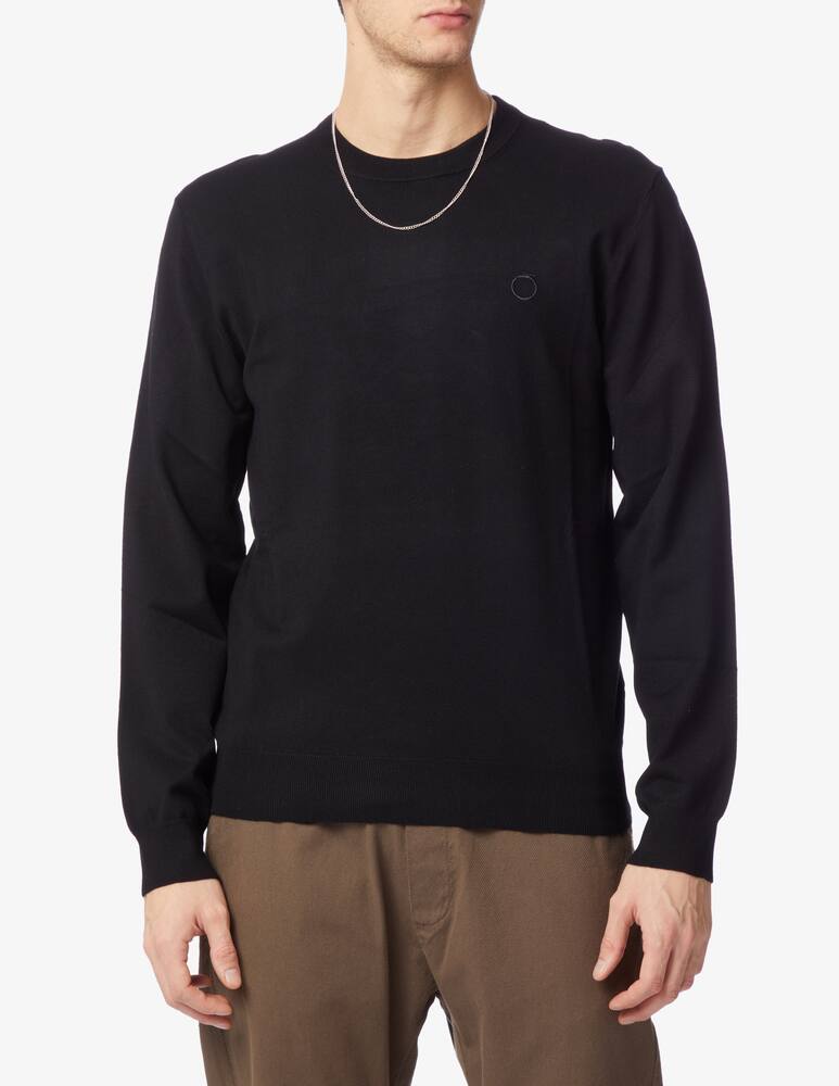 rinascente Trussardi Crewneck viscose logo jumper 