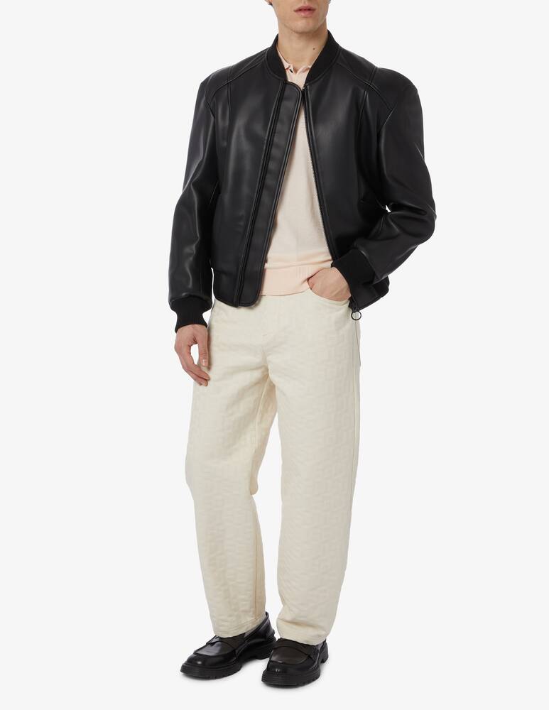 rinascente Trussardi Ecoleather bomber jacket 