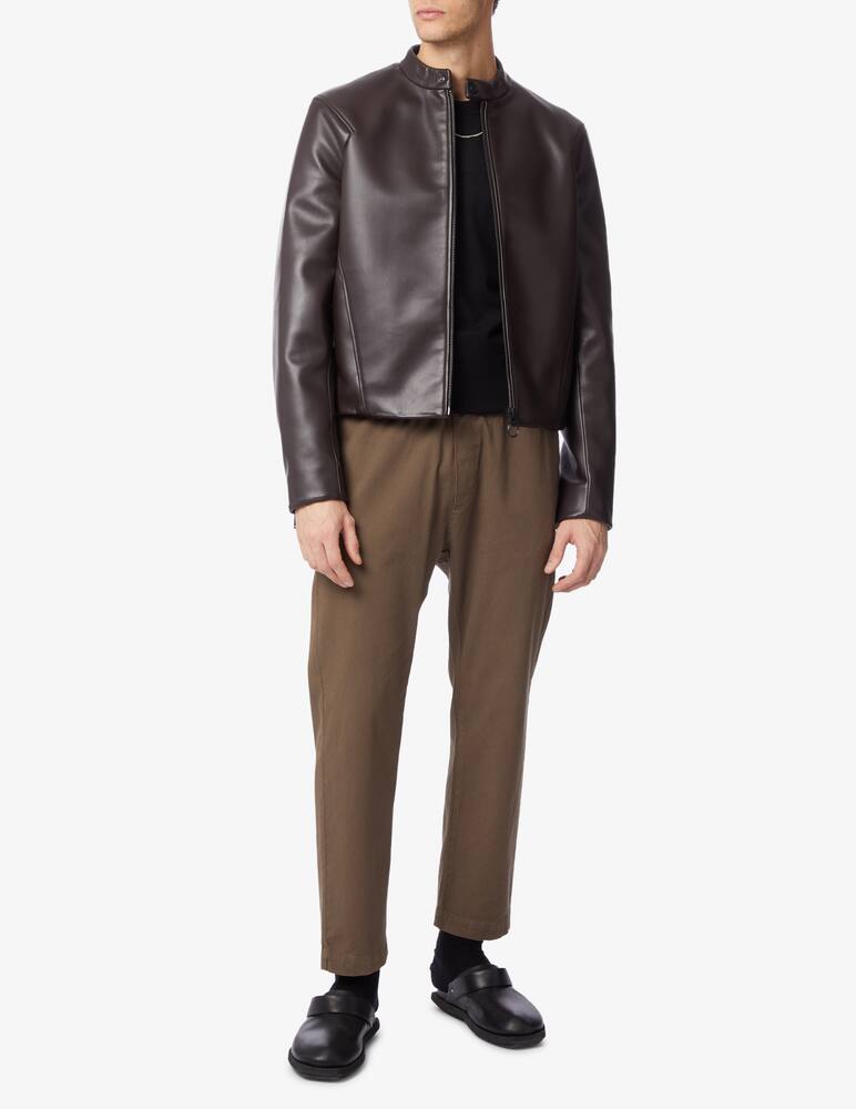 rinascente Trussardi Biker ecoleather jacket 