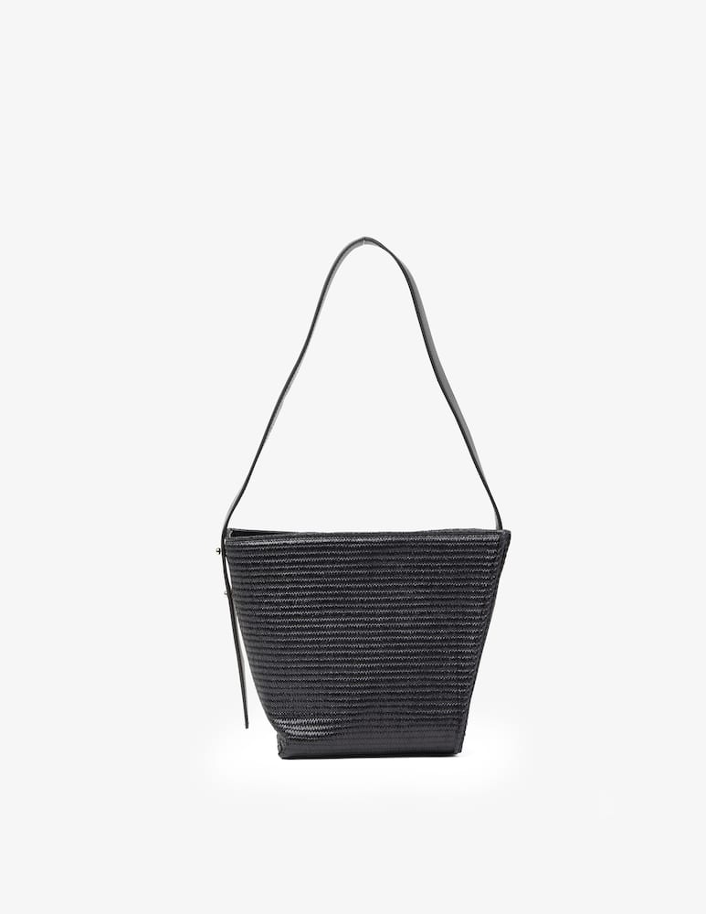 rinascente Trussardi Borsa a secchiello in rafia Organic