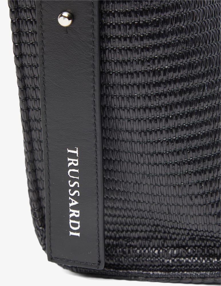 Trussardi Borsa a secchiello in rafia Organic - immagine 4 Trussardi Borsa a secchiello in rafia Organic - immagine 4