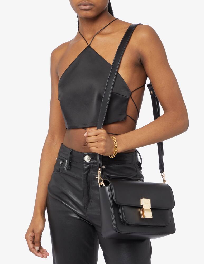 rinascente Trussardi Lione flap M crossbody bag