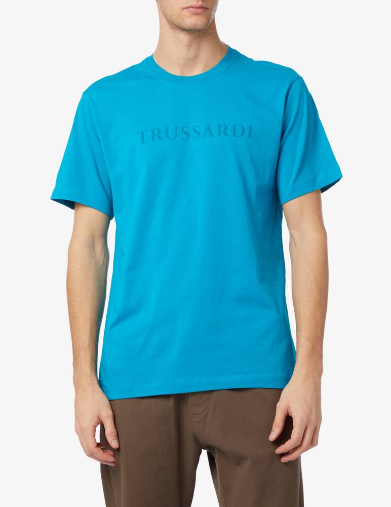 Trussardi Maglietta con logo e scritta - immagine 1 Trussardi Maglietta con logo e scritta - immagine 1