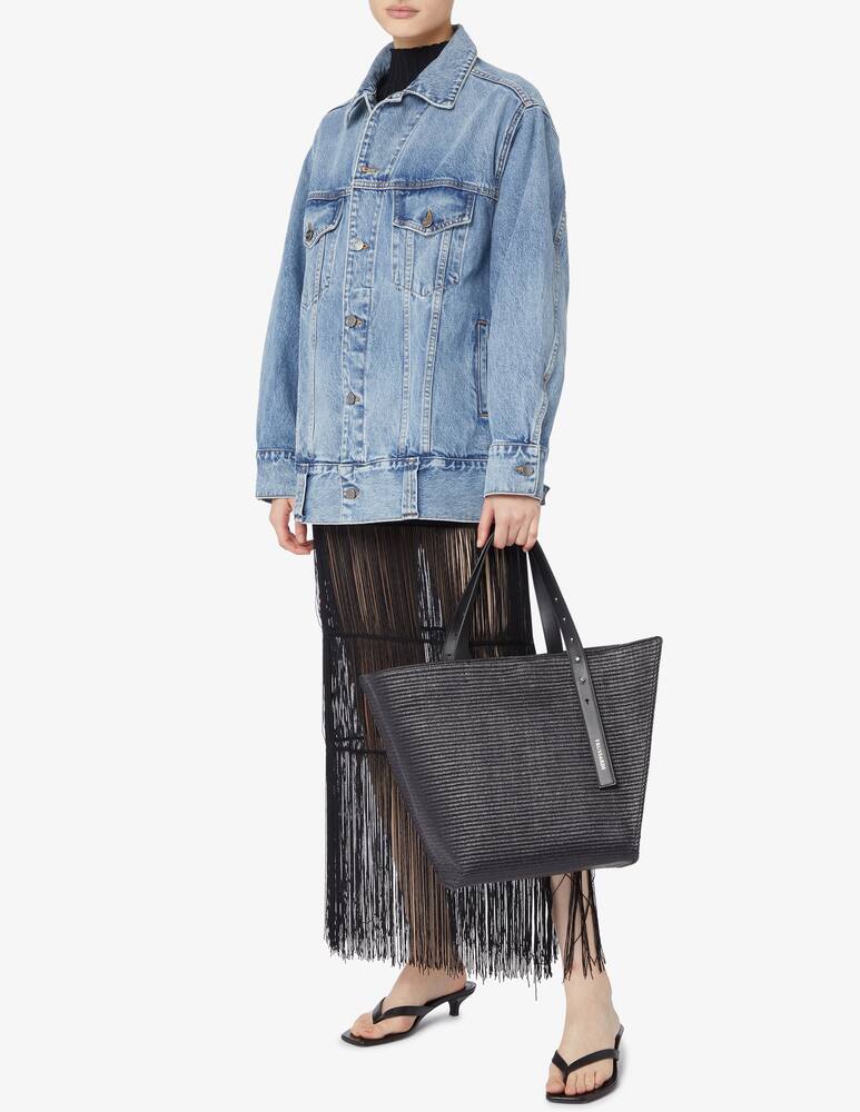 rinascente Trussardi Borsa shopper in rafia Organic