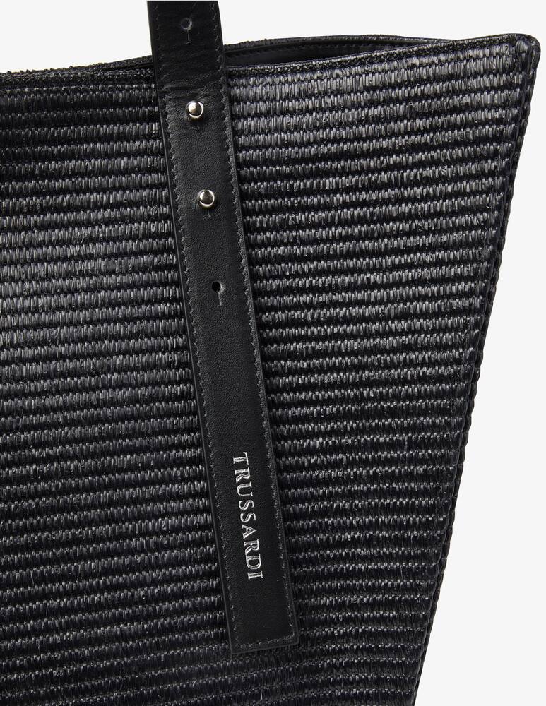 rinascente Trussardi Borsa shopper in rafia Organic