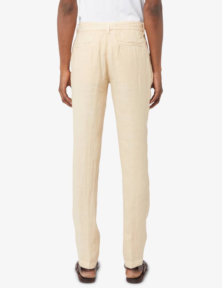rinascente Trussardi Pantaloni chino aviator in lino