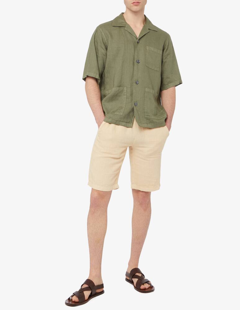 Trussardi Pantaloncini chino in lino - immagine 2 Trussardi Pantaloncini chino in lino - immagine 2
