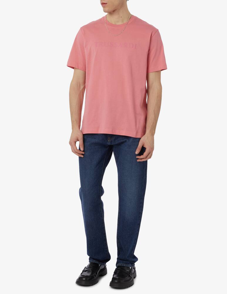 rinascente Trussardi Maglietta con logo e scritta 