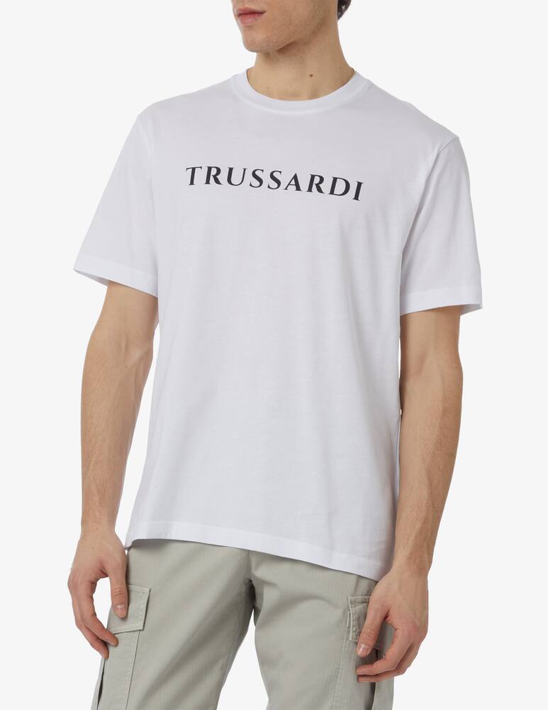 rinascente Trussardi Logo and writing t-shirt 