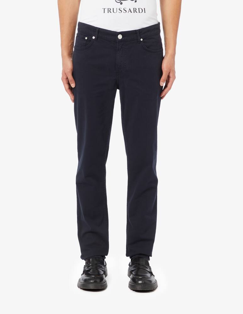 Trussardi Pantaloni 5 yasche gabardina 370 - immagine 1 Trussardi Pantaloni 5 yasche gabardina 370 - immagine 1