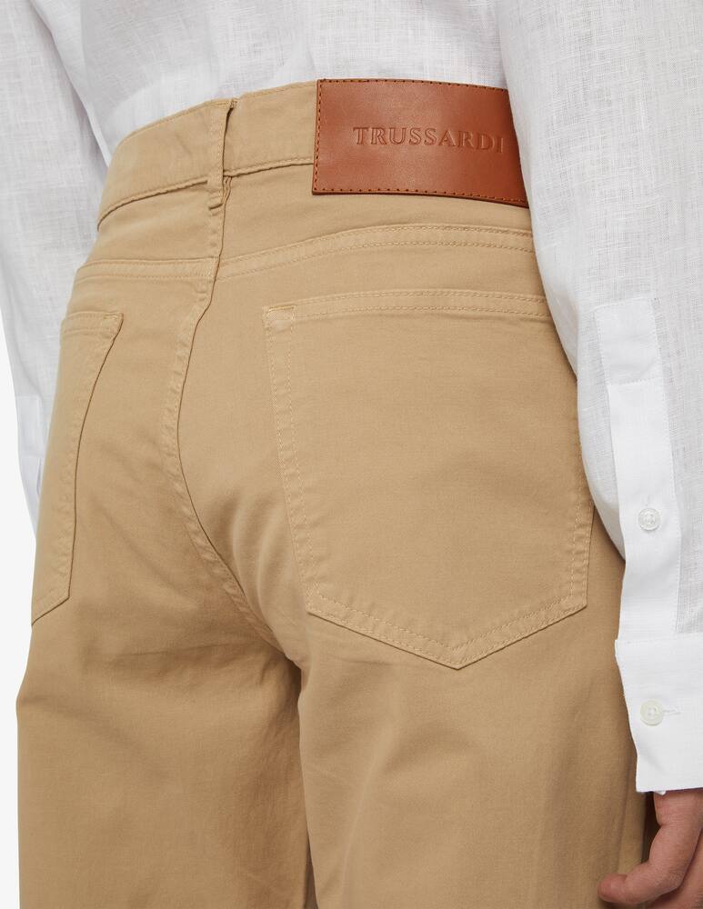 rinascente Trussardi Pantaloni 5 yasche gabardina 370