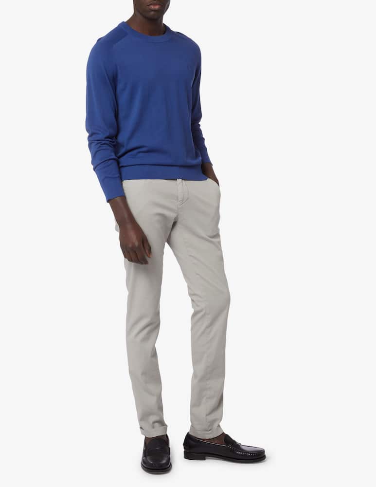 rinascente Trussardi Maglia girocollo in cotone seta e lino 