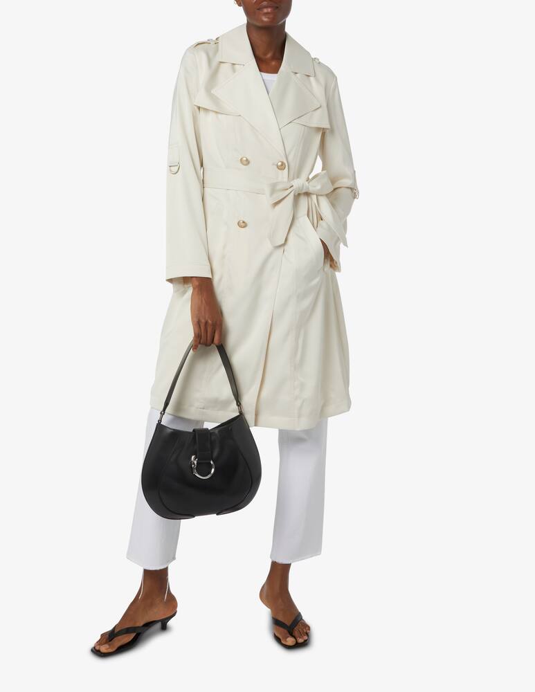 rinascente Trussardi Meroe leather hobo bag M