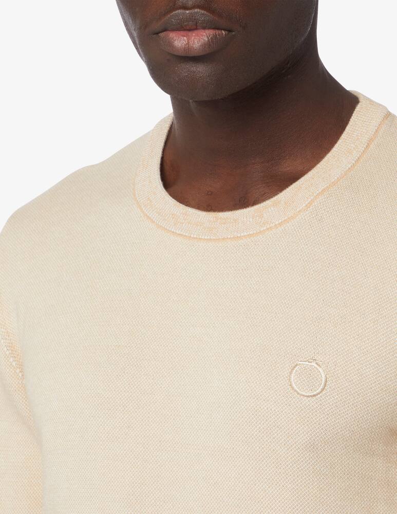 Trussardi Rice grain crewneck jumper - picture 4 Trussardi Rice grain crewneck jumper - picture 4