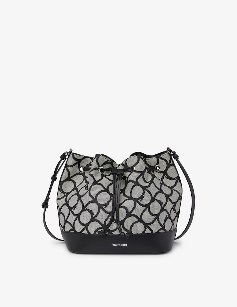 rinascente Trussardi Borsa a secchiello Clavel Monogram