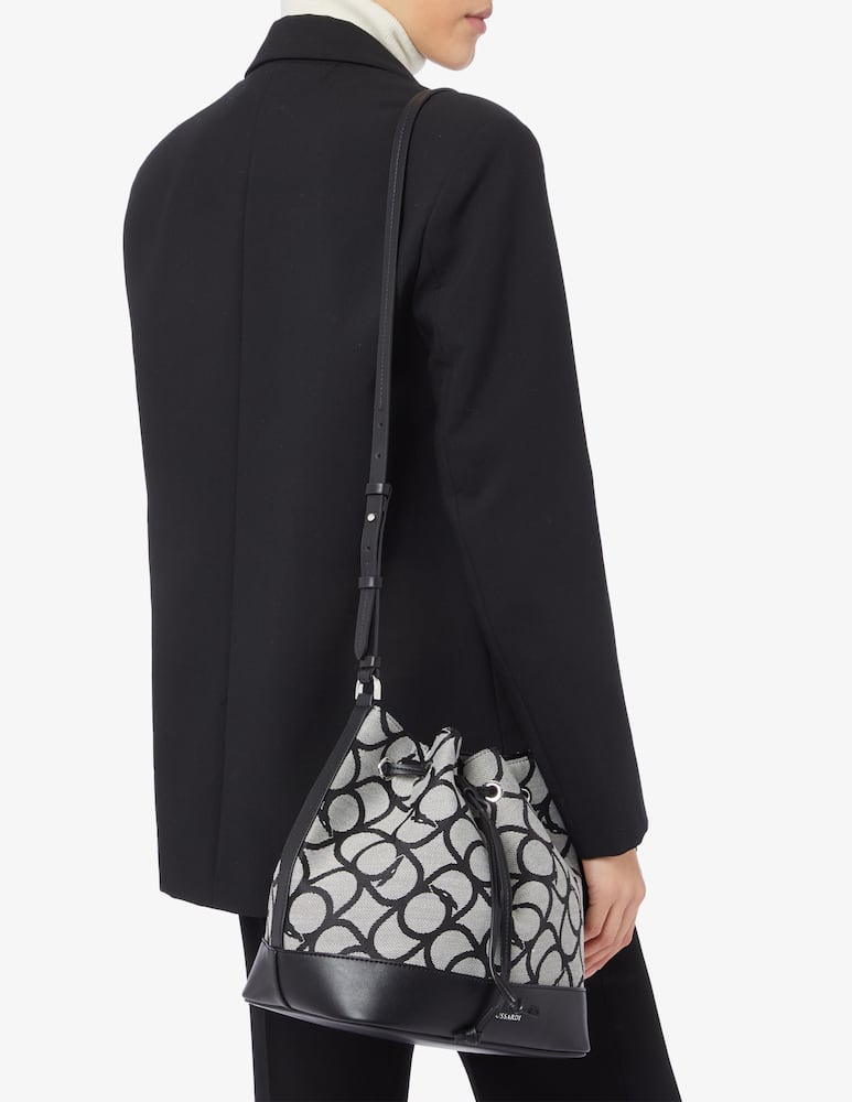 rinascente Trussardi Borsa a secchiello Clavel Monogram