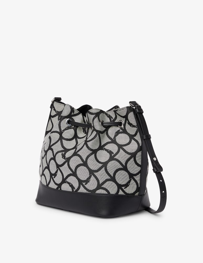 rinascente Trussardi Borsa a secchiello Clavel Monogram