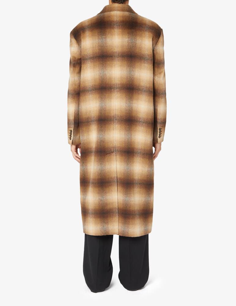 rinascente Trussardi Cappotto in lana a quadri