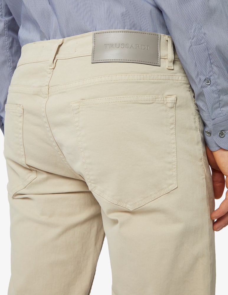 rinascente Trussardi Pantaloni 5 tasche 370 gabardina