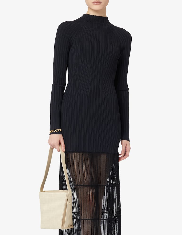 rinascente Trussardi Borsa a secchiello in rafia Organic