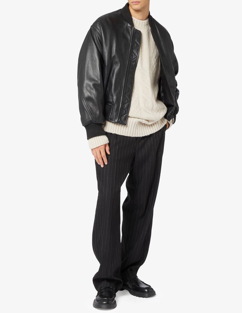 rinascente Trussardi Leather bomber jacket